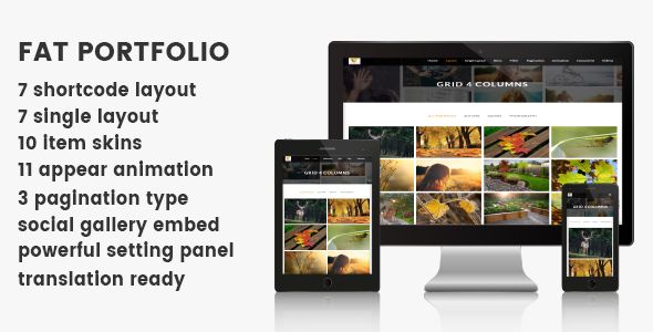 FAT Portfolio - Advance portfolio for Wordpress image