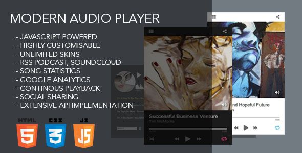 HTML5 Audio Player with Playlist    