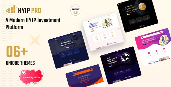 HYIP PRO - A Modern HYIP Investmet Platform image