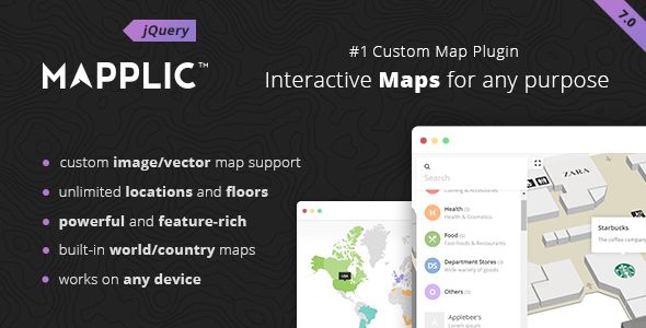 Mapplic - Custom Interactive Map jQuery Plugin    