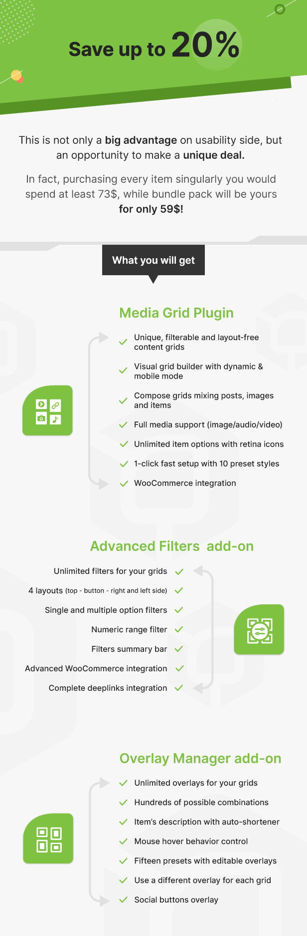 Media Grid - WordPress Bundle Pack - 2
