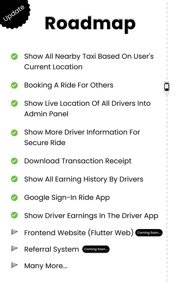 MightyTaxi - Flutter Online Taxi Booking Full Solution | User App | Admin Laravel Panel | Driver app - 7