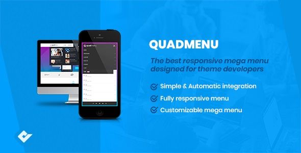 QuadMenu - Themes Developer Mega Menu