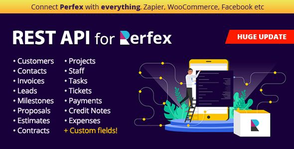 REST API module for Perfex CRM - Connect your Perfex CRM with third party applications    