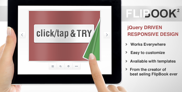 Responsive FlipBook jQuery    