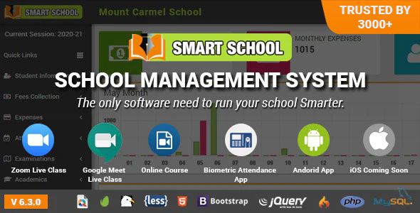 Smart School : School Management System    