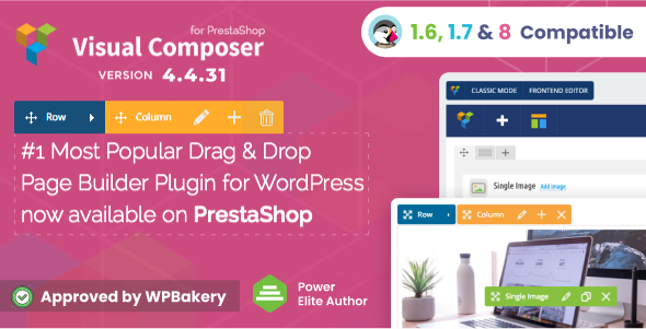 Visual Composer: Page Builder for Prestashop    