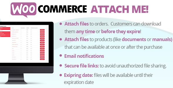 WooCommerce Attach Me!    