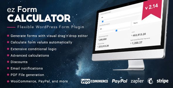 ez Form Calculator - WordPress plugin    