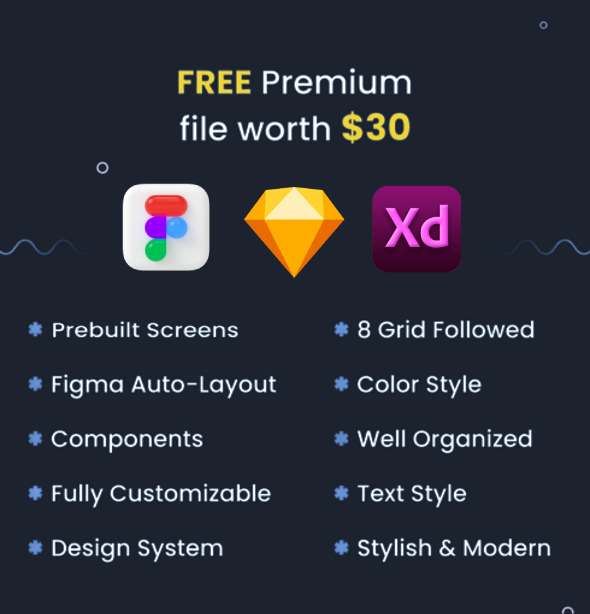 Mobile Banking App | UI Kit | Flutter | Figma + Sketch + XD FREE | PayBank - 5