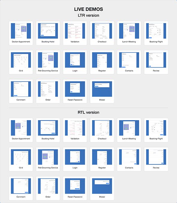 Focus - Angular Bootstrap responsive forms