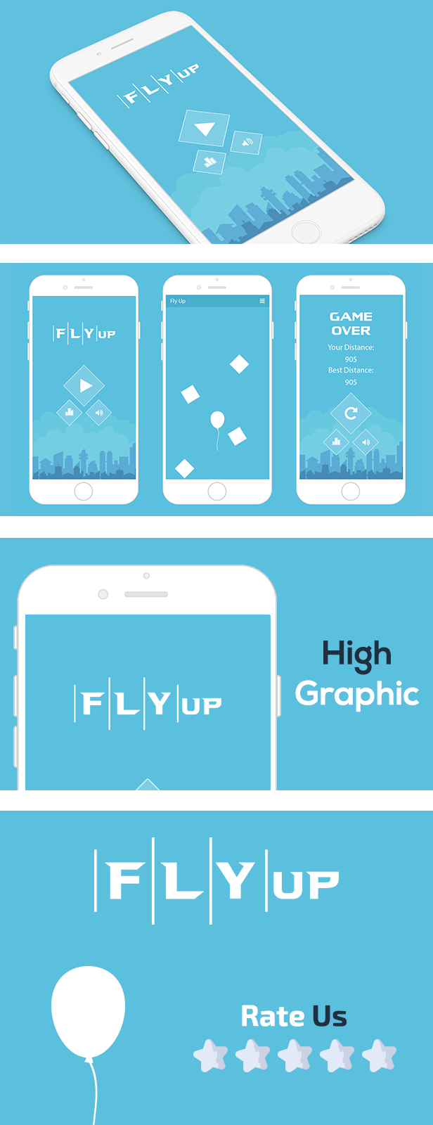 FLY UP BUILDBOX PROJECT WITH ADMOB - 2