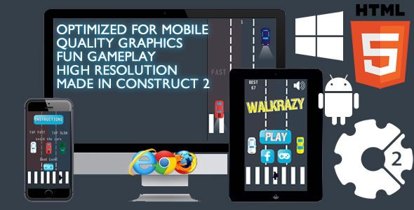 Walkrazy Game - CodeCanyon Item for Sale