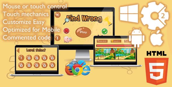 Find Wrong Game - CodeCanyon Item for Sale