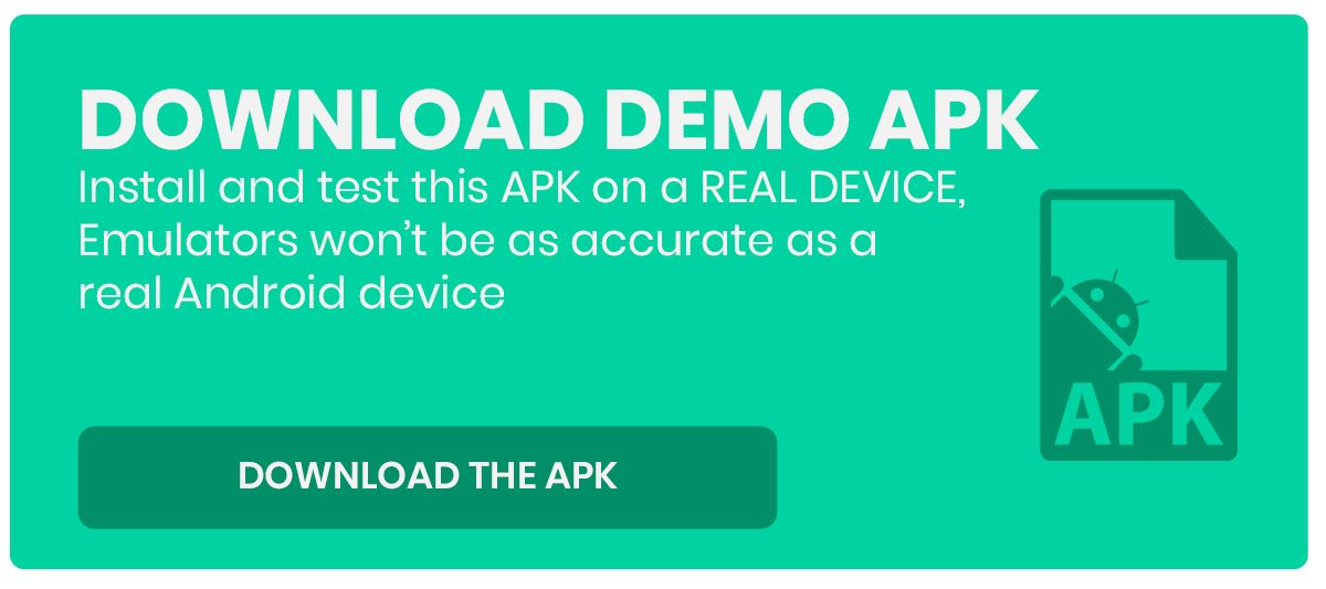 download the demo APK of QRcode Scanner android template