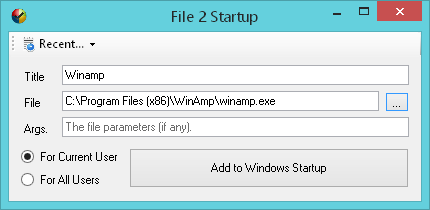 File2Startup - Add any program to Windows startup easy - 3
