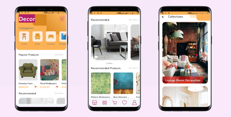 Flutter eCommerce App - Furniture and Home Decoration UI Template - 2