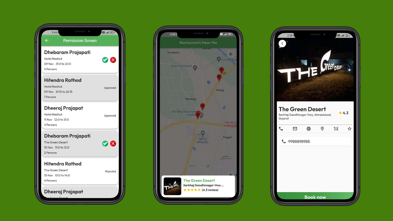 Restaurant Booking Management Flutter APP - 3