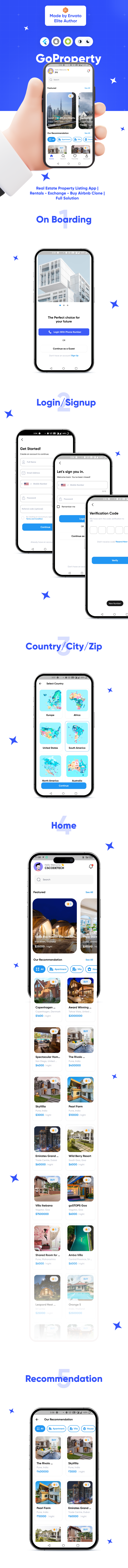 GoProperty - Real Estate Property Listing App | Rentals-Exchange-Buy | Airbnb Clone | Full Solution - 2