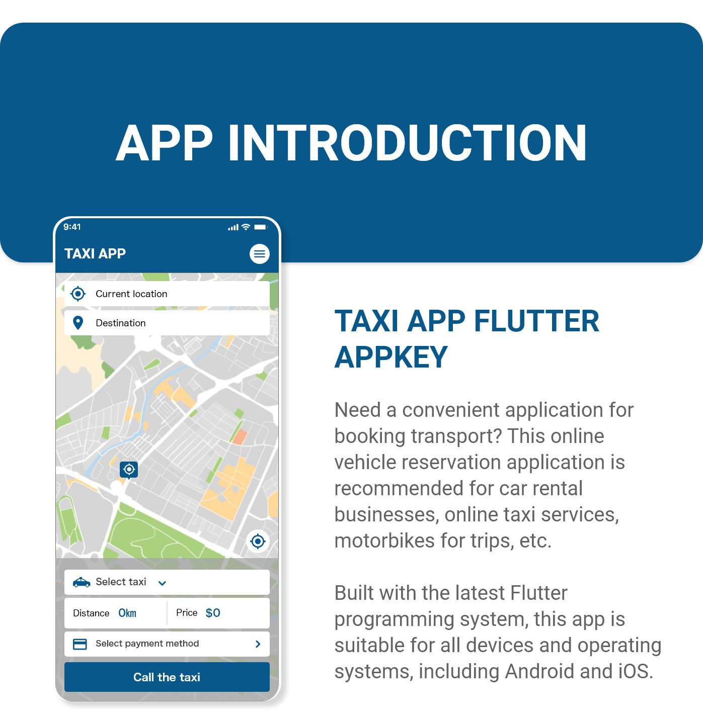 Appkey Taxi - The Best Taxi App Flutter - 2