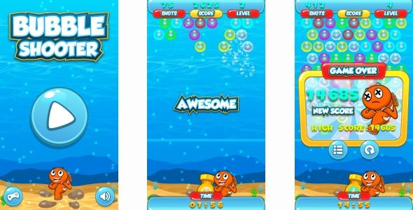 Bubble Shooter - HTML5 Game + Android + AdMob (Construct 3 | Construct 2 | Capx) - 30