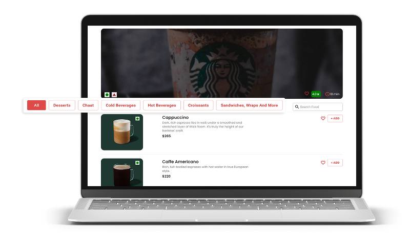 eRestro Web - Unlimited Categories