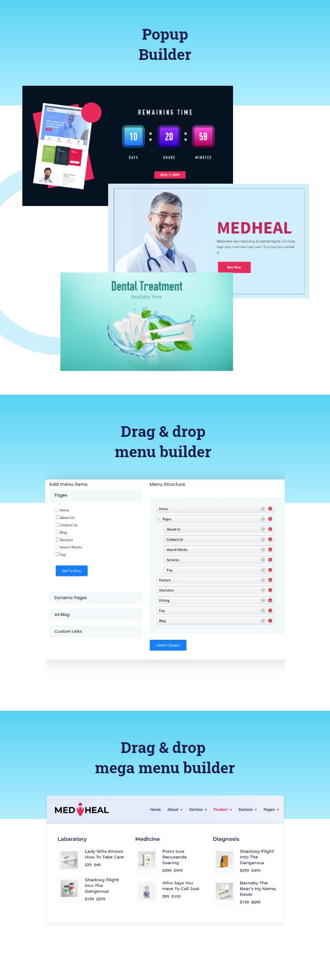 Medheal - Medical store eCommerce with doctor appointment system