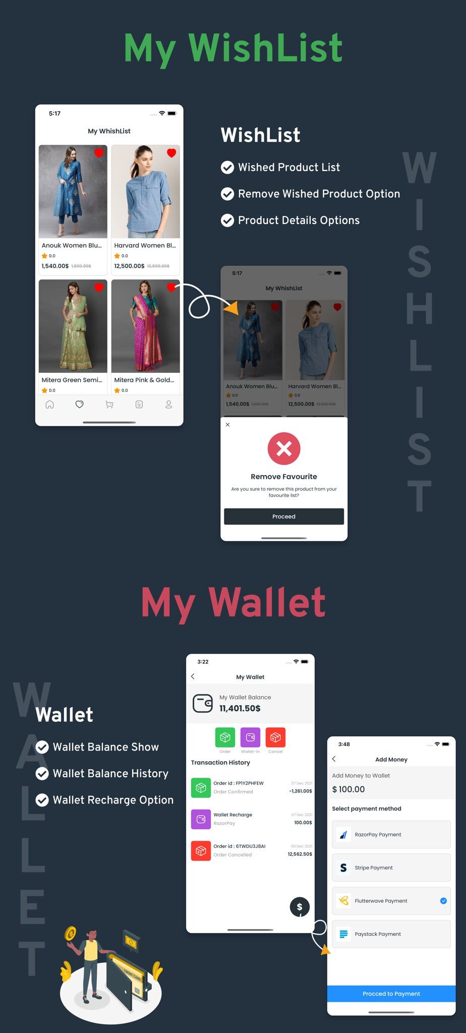 eCommerce - Multi vendor ecommerce Flutter App with Admin panel - 16