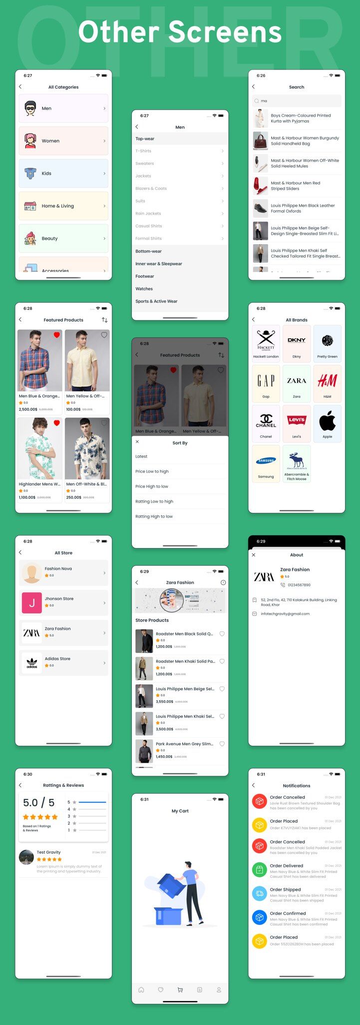 eCommerce - Multi vendor ecommerce Flutter App with Admin panel - 18