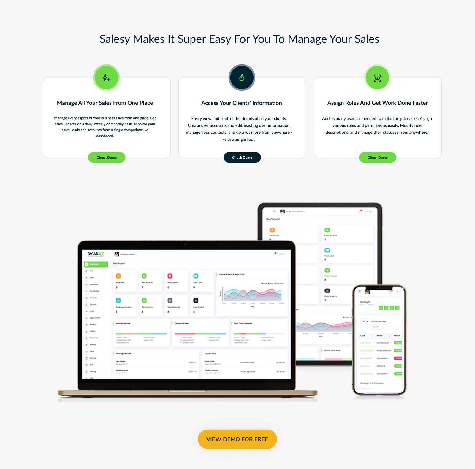 Salesy - Business Sales CRM - 7