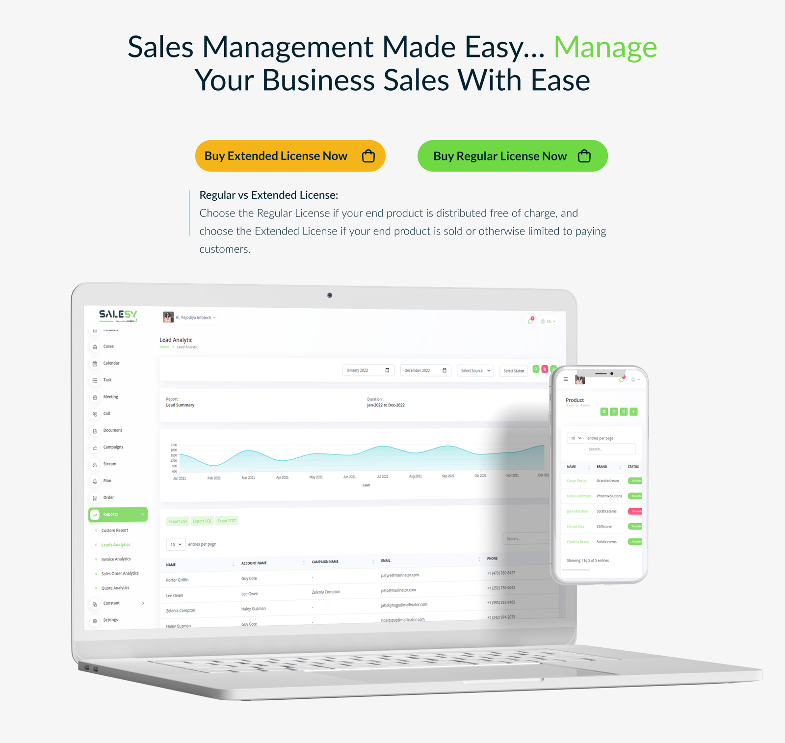 Salesy - Business Sales CRM - 5
