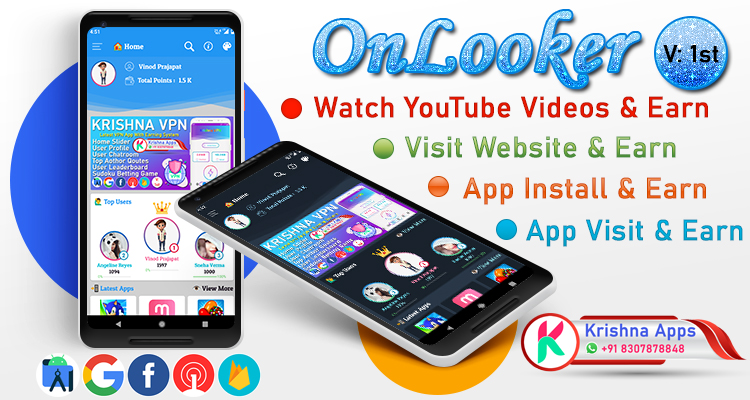 OnLooker - Promote Apps, Websites, And Videos With Earning System