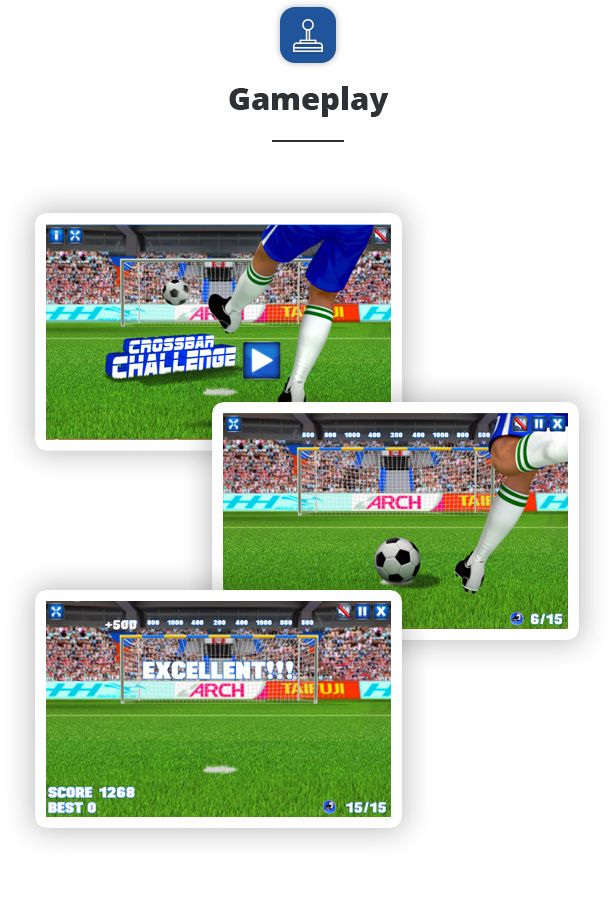 Penalty Challenge - HTML5 Sport Game by codethislab