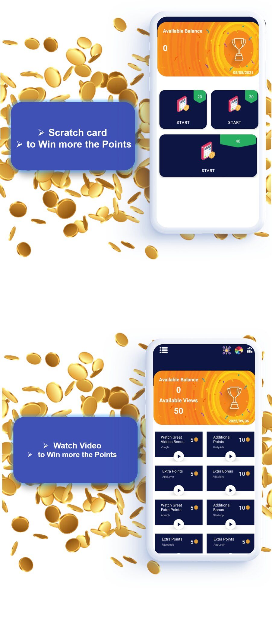 Reward Earning - Earning App Reward Lucky Wheel Tic-Tac Multiple Ads Integration with Admin Panel - 7