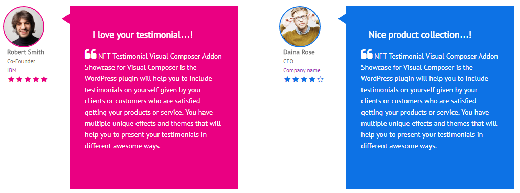 Testimonials Showcase for Visual Composer add on - 3