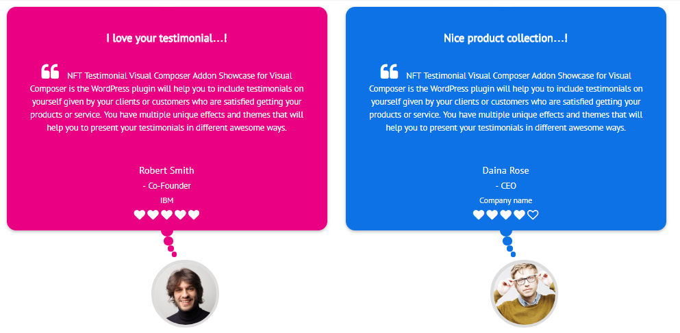 Testimonials Showcase for Visual Composer add on - 11