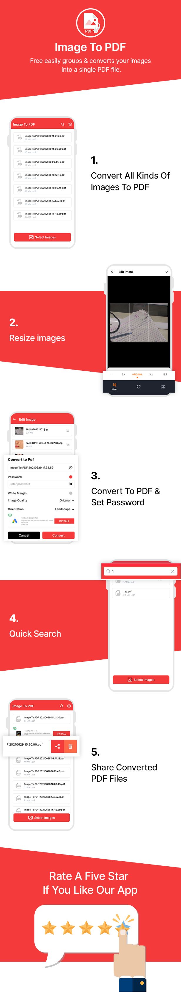 Image To PDF Converter with Admob Ads - 6