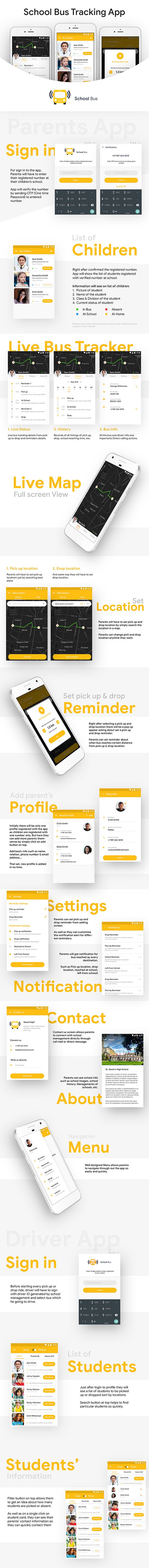 4 App Template| School Bus Tracking App| Parents Child Tracking app| Tracking App| Driver App - 2