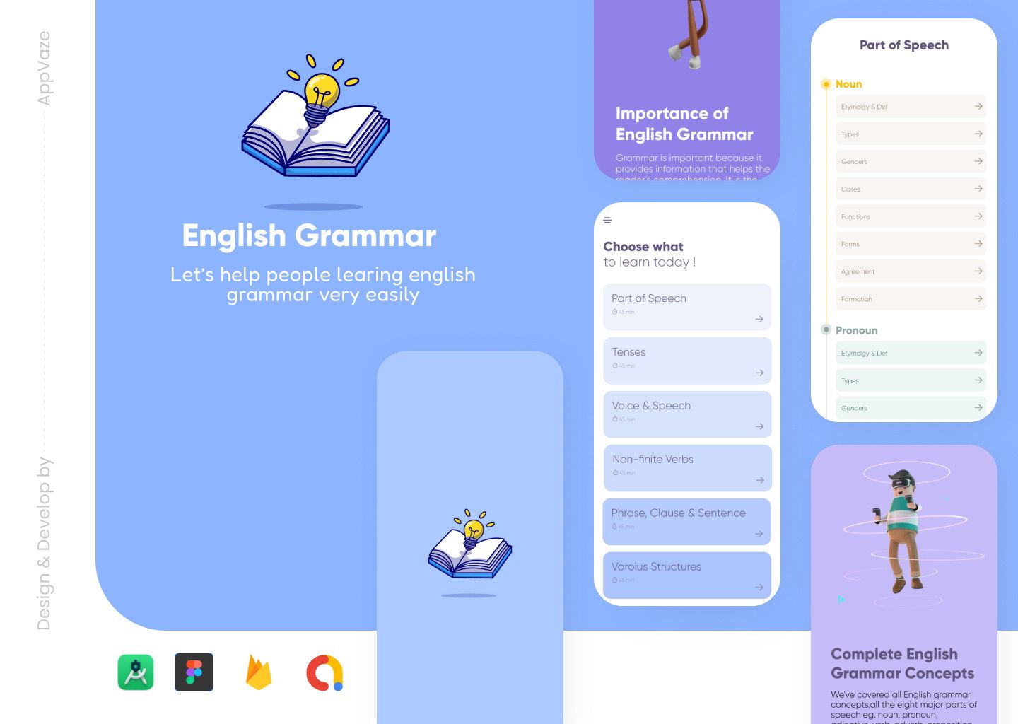 Engrammar - English Grammar Learning app with Admob ads - 1