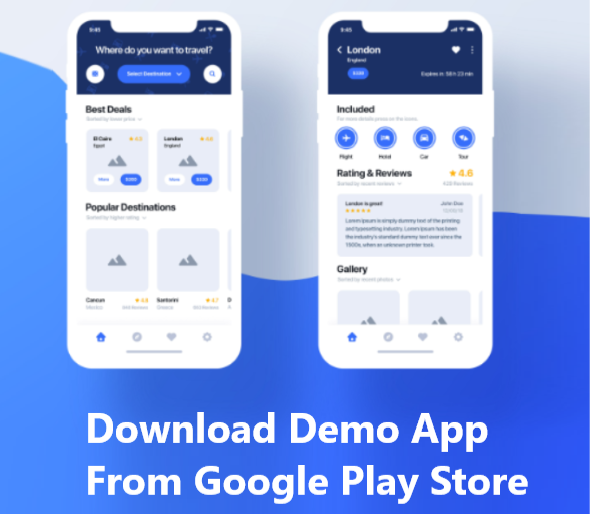 download demo app from Google play store