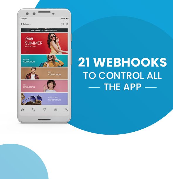 21 webhooks present in android app
