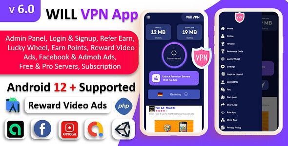 Will Video Status App | Status App with Reward | Facebook & Admob & StartApp Ads | With Admin Panel - 9