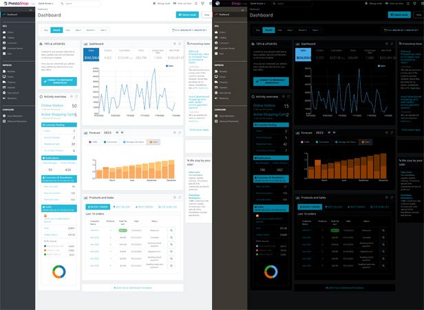 Dark mode module for any Prestashop theme and BackOffice - 2