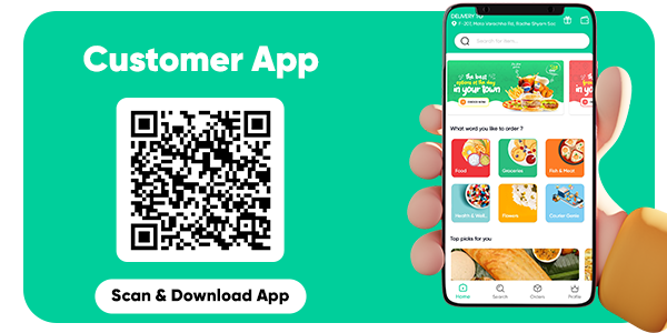 Multi Purpose - Food, Grocery, Fish-Meat, Pharmacy, Flower, Courier(Parcel) Delivery | iOS Apps - 5