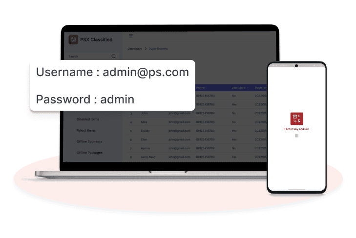 PSX Multipurpose Classified App with Laravel Admin Panel - 1