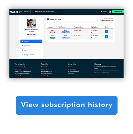 Mastery Lms - Course Subscription System - 10