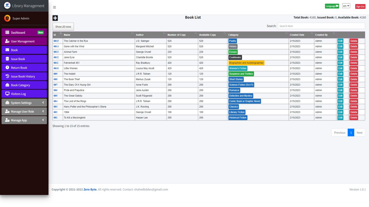 Library Management System | ASP.NET Core | MSSQL | Code First - 3