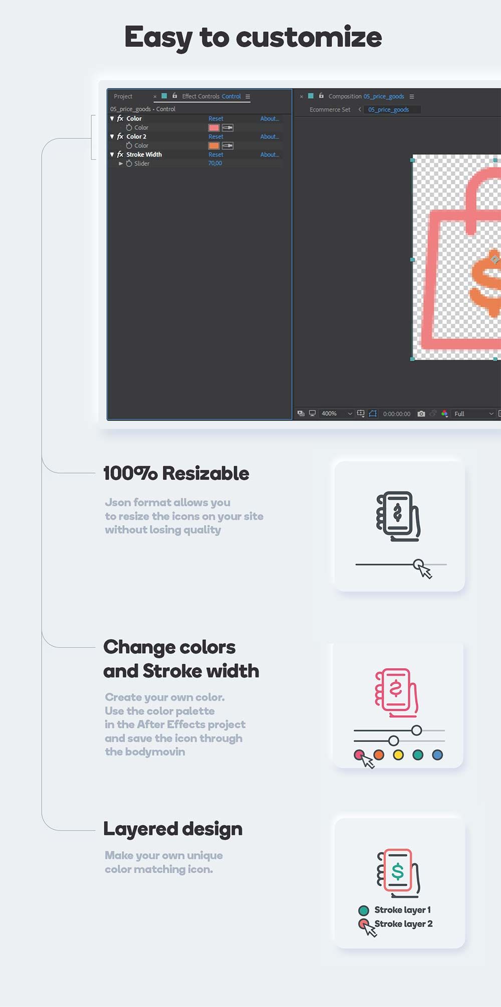 Ecommerce Animated Icons Set - 5