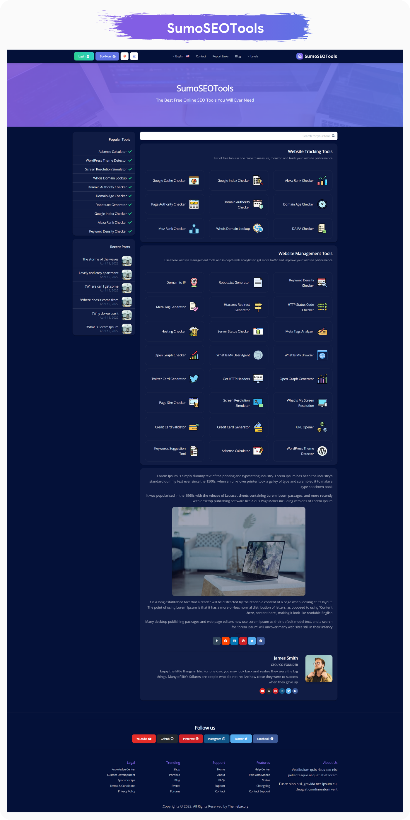 Frontend - Dark Theme - RTL
