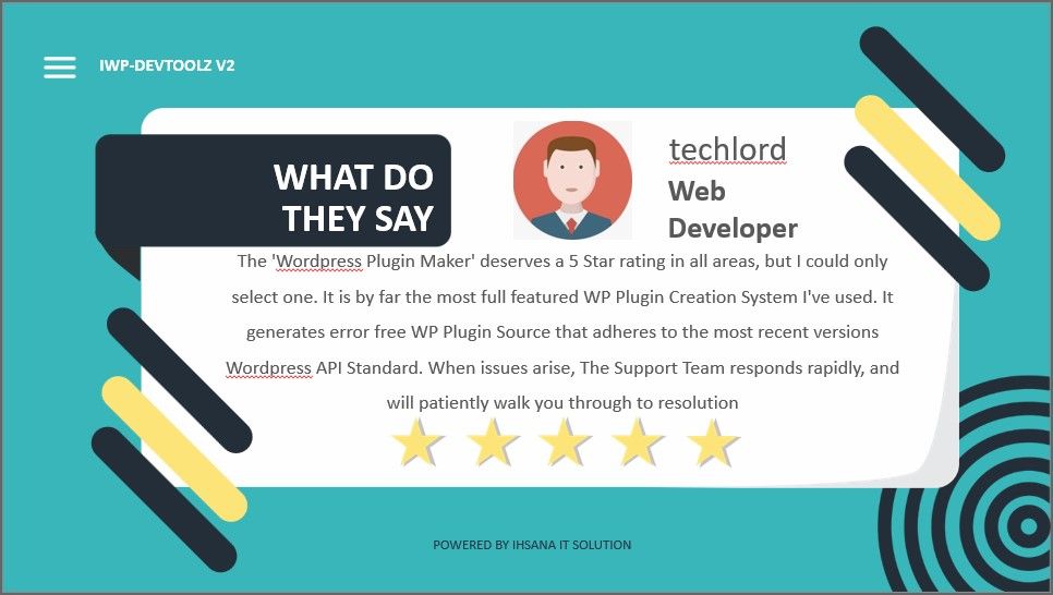iWP-DevToolz (Pro) - WordPress Plugin Maker + Code Generator - 17